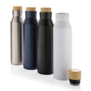 Termo fľaša Gaia z RCS recyklovanej nerezovej ocele - XD Collection