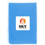 GRS recyklované jednorazové pončo do dažďa Mayan s úložným vakom