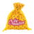 SuboGift S darčekové vrecúško na zákazku, stredné, farba - žltá, veľkosť - 100×135 mm