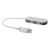 Raluhub USB hub, farba - silver, veľkosť - 80×10×36 mm