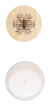 Flandle vianočná sviečka, farba - white, veľkosť - Ø70×103 mm