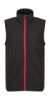 Navigate fleecová vesta - Regatta, farba - black/classic red, veľkosť - S