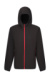 Navigate fleece na zips - Regatta, farba - black/classic red, veľkosť - XL