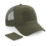 Patch Snapback Trucker - Beechfield, farba - military green, veľkosť - One Size