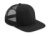 Original Flat Peak 6 panelový Trucker - Beechfield, farba - black/black, veľkosť - One Size
