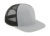 Original Flat Peak 6 panelový Trucker - Beechfield, farba - grey/black, veľkosť - One Size