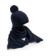 Darčeková súprava pleteného šálu a čiapky - Beechfield, farba - navy fleck, veľkosť - One Size