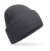 Klasická čiapka Beanie se širokou manžetou - Beechfield, farba - graphite grey, veľkosť - One Size