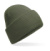 Klasická čiapka Beanie se širokou manžetou - Beechfield, farba - olive green, veľkosť - One Size