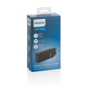 Philips 65W ultra rýchla PD 3-portová USB stenová nabíjačka - Philips