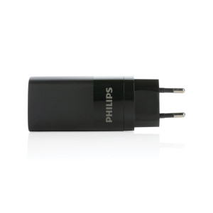 Philips 65W ultra rýchla PD 3-portová USB stenová nabíjačka