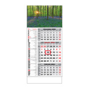 Plánovací kalendár ŠTANDARD 3M kombi 2024  Obrázok E