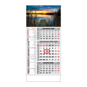 Plánovací kalendár ŠTANDARD 3M kombi 2024  Obrázok H