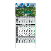 Plánovací kalendár ŠTANDARD 3M EKO 2024  Obrázok A