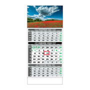 Plánovací kalendár ŠTANDARD 3M EKO 2024  Obrázok F