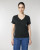 The women v-neck t-shirt - Stanley Stella, farba - čierna, veľkosť - XS