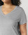 The women v-neck t-shirt - Stanley Stella, farba - heather grey, veľkosť - XS