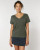 The women v-neck t-shirt - Stanley Stella, farba - khaki, veľkosť - XS