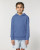 The iconic kids' hoodie sweatshirt - Stanley Stella, farba - bright blue, veľkosť - 3-4/98-104cm