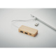 Bambusový USB rozbočovač