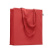 Nákupná taška z bio bavlny, farba - červená