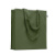 Nákupná taška z bio bavlny, farba - zelená