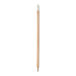 Zastrúhaná ceruzka s gumou