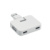 4portový USB rozbočovač, farba - bílá