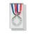 Medaila s priemerom 5 cm, farba - matná stříbrná