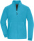 Dámska fleecová bunda, farba - turquoise/dark grey, veľkosť - L