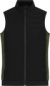 Dámska vesta, farba - black/olive melange, veľkosť - 3XL