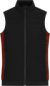 Dámska vesta, farba - black/red melange, veľkosť - 4XL