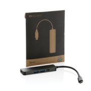Hub s HDMI vstupom Terra z RCS recykl. hliníka - XD Xclusive