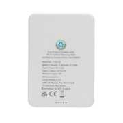 Magnetická powerbanka 5000mAh Magnetix z RCS recykl. plastu - XD Collection
