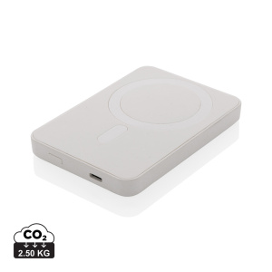 Magnetická powerbanka 5000mAh Magnetix z RCS recykl. plastu