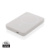 Magnetická powerbanka 5000mAh Magnetix z RCS recykl. plastu - XD Collection, farba - biela