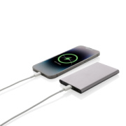 Powerbanka 4000mAh s USB C z RCS recykl. plastu a hliníka - XD Collection