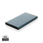 Powerbanka 4000mAh s USB C z RCS recykl. plastu a hliníka - XD Collection