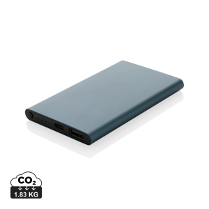 Powerbanka 4000mAh s USB C z RCS recykl. plastu a hliníka