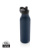 Flip-top fľaša na vodu Avira Ara 500ml z RCS recykl. ocele - Avira, farba - námornícka modrá