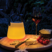 USB vonkajšie svetlo SolarGlow z RCS recykl. plastu - XD Xclusive