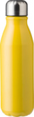 Recyklovaná hliníková fľaša Adalyn, farba - yellow