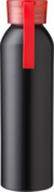 Recyklovaná hliníková fľaša (650 ml) Izabella, farba - red
