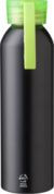 Recyklovaná hliníková fľaša (650 ml) Izabella, farba - lime