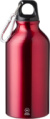 Recyklovaná hliníková fľaša (400 ml) Myles, farba - red
