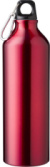 Recyklovaná hliníková fľaša (750 ml) Makenna, farba - red