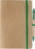 Zápisník z recyklovaného kartónu (A5) Theodore, farba - green