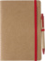 Zápisník z recyklovaného kartónu (A5) Theodore, farba - red