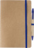 Zápisník z recyklovaného kartónu (A5) Theodore, farba - cobalt blue