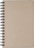 Recyklovaný kartónový zápisník Caleb, farba - brown